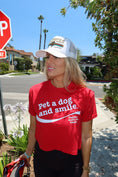 Load image into Gallery viewer, Pet A Dog And Smile | Crop Tee
