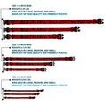 Load image into Gallery viewer, Plastic Clip Collar - Bandana/Skulls Black/Red
