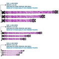 Load image into Gallery viewer, Plastic Clip Collar - Bandana/Skulls Purple/White
