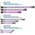 Load image into Gallery viewer, Plastic Clip Collar - Bandana/Skulls White/Purple
