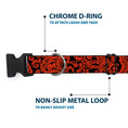 Load image into Gallery viewer, Plastic Clip Collar - Bandana/Skulls Black/Orange
