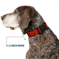 Load image into Gallery viewer, Plastic Clip Collar - Bandana/Skulls Black/Orange
