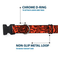 Load image into Gallery viewer, Plastic Clip Collar - Bandana/Skulls Orange/Black
