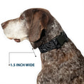 Load image into Gallery viewer, Plastic Clip Collar - Bandana/Skulls Black/Silver
