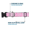 Load image into Gallery viewer, Plastic Clip Collar - Bandana/Skulls Pink/White
