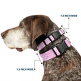 Load image into Gallery viewer, Plastic Clip Collar - Bandana/Skulls White/Pink
