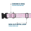 Load image into Gallery viewer, Plastic Clip Collar - Bandana/Skulls White/Pink
