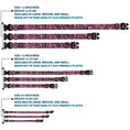 Load image into Gallery viewer, Plastic Clip Collar - Bandana/Skulls Pink/Black
