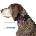 Load image into Gallery viewer, Plastic Clip Collar - Bandana/Skulls Pink/Black
