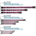 Load image into Gallery viewer, Plastic Clip Collar - Bandana/Skulls Black/Pink
