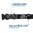 Load image into Gallery viewer, Plastic Clip Collar - Buckle-Down AUTHENTIC SEATBELT BELT NY-LA Black/White
