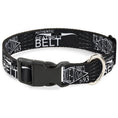 Load image into Gallery viewer, Plastic Clip Collar - Buckle-Down AUTHENTIC SEATBELT BELT NY-LA Black/White
