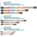 Load image into Gallery viewer, Plastic Clip Collar - Bandana Paisley Ombre Pastel/Black
