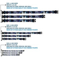 Load image into Gallery viewer, Plastic Clip Collar - Buzz Lightyear Poses Galaxy Blues
