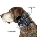 Load image into Gallery viewer, Plastic Clip Collar - Buzz Lightyear Action Poses Stacked
