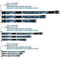 Load image into Gallery viewer, Plastic Clip Collar - Buzz Poses/Stars TO INFINITY AND BEYOND Black/Blues

