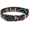 Load image into Gallery viewer, Plastic Clip Collar - Toy Story Characters Running2 Denim Rays

