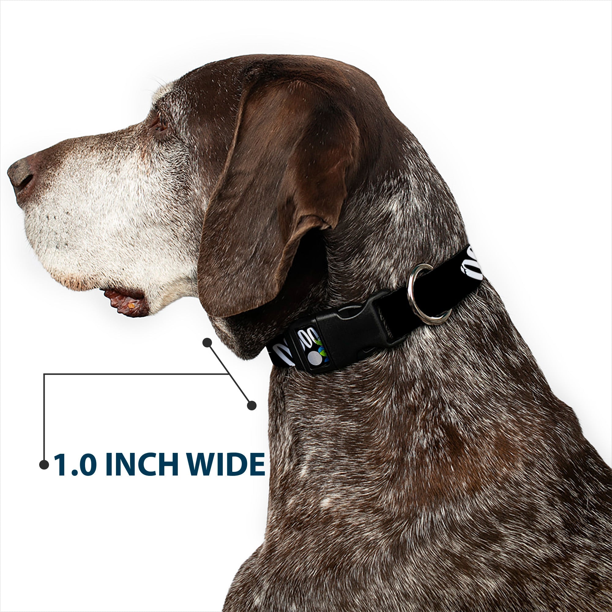 Plastic Clip Collar - Toy Story 3-Aliens OOOOOHHH Black/White/Gray