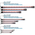 Load image into Gallery viewer, Plastic Clip Collar - Toy Story Buzz Lightyear Bounding Striping Red/White/Green/Purple
