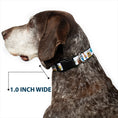 Load image into Gallery viewer, Plastic Clip Collar - Pixar Holiday Collection Nutcracker Characters Lineup/Stars White/Blues
