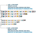 Load image into Gallery viewer, ADVENTURE TIME Title Logo Full Color White Seatbelt Buckle Collar - Adventure Time Finn and Jake Long Arms Dancing Pose White
