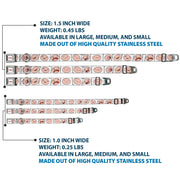 ADVENTURE TIME Title Logo Full Color White Seatbelt Buckle Collar - Adventure Time Finn Expression Blocks White