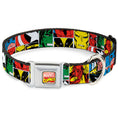 Load image into Gallery viewer, MARVEL COMICS Marvel Comics Logo Full Color Seatbelt Buckle Collar - Marvel Superhero Comic Blocks
