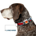 Load image into Gallery viewer, Marvel Comics Logo Full Color Seatbelt Buckle Collar - Classic ANT-MAN 3-Poses/Comic Stacked Grays/Black/Red
