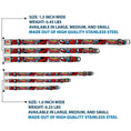 Load image into Gallery viewer, MARVEL COMICS Marvel Comics Logo Full Color Seatbelt Buckle Collar - THE AMAZING SPIDER-MAN Stacked Comic Books/Action Poses

