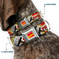 Load image into Gallery viewer, MARVEL COMICS Marvel Comics Logo Full Color Seatbelt Buckle Collar - THOR & Hammer Red/Yellow/White
