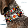 Load image into Gallery viewer, Marvel Comics Seatbelt Buckle Collar - THE MIGHTY THOR Action Poses
