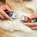 Load image into Gallery viewer, Marvel Comics Seatbelt Buckle Collar - THE MIGHTY THOR Action Poses
