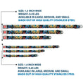 Load image into Gallery viewer, MARVEL UNIVERSE MARVEL Full Color Red White Seatbelt Buckle Collar - New Avengers Group Snow Storm Pose

