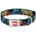 Load image into Gallery viewer, MARVEL UNIVERSE MARVEL Full Color Red White Seatbelt Buckle Collar - New Avengers Group Snow Storm Pose
