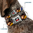 Load image into Gallery viewer, THE BIG BANG THEORY Full Color Black White Red Seatbelt Buckle Collar - The Big Bang Theory Comic Strip
