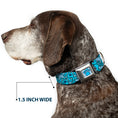 Load image into Gallery viewer, Blue's Clues Paw Full Color Blues Seatbelt Buckle Collar - Blue's Clues Blue Poses Scattered Blues
