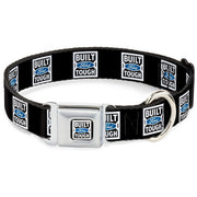 BUILT FORD TOUGH Logo2 Full Color Black White Blue Seatbelt Buckle Collar - BUILT FORD TOUGH Logo2 Black/White/Blue