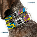 Load image into Gallery viewer, Batman Black/Silver Seatbelt Buckle Collar - BATGIRL-IS SHE HERO OR VILLAIN? w/Batgirl in Action
