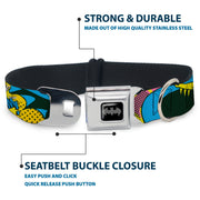 Batman Black/Silver Seatbelt Buckle Collar - BATGIRL-IS SHE HERO OR VILLAIN? w/Batgirl in Action