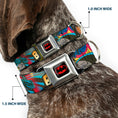Load image into Gallery viewer, Batman Full Color Black Yellow Seatbelt Buckle Collar - Batman Dark Knight
