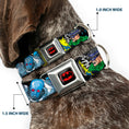 Load image into Gallery viewer, Batman Full Color Black Yellow Seatbelt Buckle Collar - Batman & Villains1
