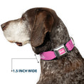Load image into Gallery viewer, BARBIE Script Signature Full Color Pink/White Seatbelt Buckle Collar - BARBIE Script Signature Logo Pink/White
