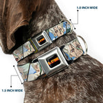 DR. STONE Title Logo Full Color Black/Orange Seatbelt Buckle Collar - Dr. Stone Senku Ishigami Expression Blocks Blues