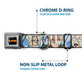 Load image into Gallery viewer, DR. STONE Title Logo Full Color Black/Orange Seatbelt Buckle Collar - Dr. Stone Senku Ishigami Expression Blocks Blues
