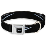 1955-57 CHEVROLET V Emblem Black/Silver Seatbelt Buckle Collar - 1955-57 CHEVROLET V Emblem Black/Silver