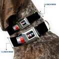 Load image into Gallery viewer, CAMARO Six Badge Full Color Black Silver Red White Blue Seatbelt Buckle Collar - CAMARO Six Badge Black/Silver/Red/White/Blue
