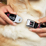 1972 CAMARO Script Emblem Full Color Black Silver Reds Seatbelt Buckle Collar - 1972 CAMARO Script Emblem Black/Silver/Reds