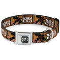 Load image into Gallery viewer, COWBOY BEBOP Title Logo Full Color Black/White Seatbelt Buckle Collar - COWBOY BEBOP Crew Group Pose and Title Logo Blocks
