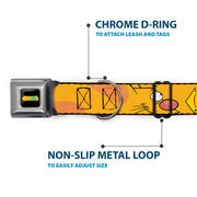 CatDog Stretch/CATDOG Logo Seatbelt Buckle Collar - CatDog Stretch/CATDOG Logo