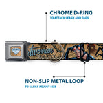 Catwoman Diamond Full Color Tans Seatbelt Buckle Collar - CATWOMAN-NINE LIVES OF A FELINE FATALE Pose2/Jewelry/Black Cat Tans